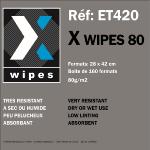 X WIPES 80 - Boite de 160 formats