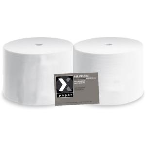 Bobines X PAPER blanc - 2 plis microcollés